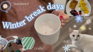 winter break days iml❄️|#vlog #winter #aesthetic #grwm #winterbreak #explore #fyp #productive #viral