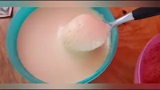 MOUSSE DE LECHE EN POLVO CON 2 INGREDIENTES