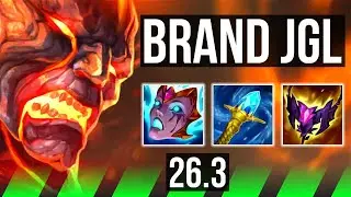 BRAND vs ZAAHEN (JGL) | Conqueror | EUW Master | 26.3