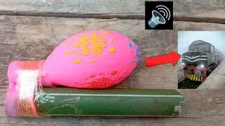 How to make Powerful Balloon Horn  with Pipe | DIY Train Horn at Home