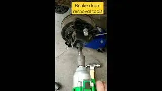 Brake drum easy remove. removable tools