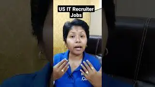US IT Recruiter Jobs #telugushorts #itrecruiter