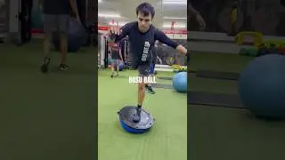 Bosu ball! #stability #balance #bosuballworkout #challenge #fitness #athleticism