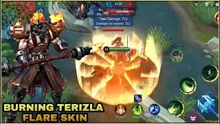 TERIZLA NEW ELITE SKIN FLARE SKILL EFFECTS | MOBILE LEGENDS