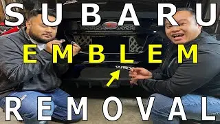 Subaru Emblem Removal | 2018 Subaru WRX