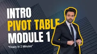 Introduction to PivotTables