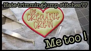 Quickly trim those jump stitches in embroidery & quilting with these 3 tools!  Get your JOY back :)
