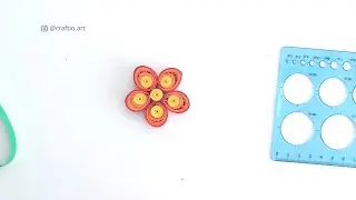 Easy Paper Quilling Flower | Beautiful Quilling Flower Design for Beginners