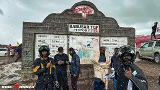 BABUSAR TOP on Bike & witnessed Heavy Snowfall | Ride 2 Hunza | Ep 1