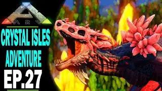 🔴ARK - CRYSTAL ISLES AVENTURE - THE ALPHA CRYSTAL WYVERN QUEEN BOSS FIGHT IS HERE - PVE - EP.27