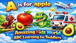 ABC Flashcards for Toddlers | Babies First Words & ABCD Alphabets | ABC Learning for Toddlers