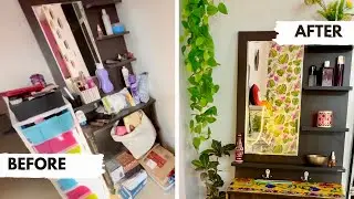 Dressing Table Organization | How to organize a small dressing table.