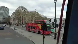 Red Double Decker bus tour from Waterloo to the Sherlock Holmes Museum, London