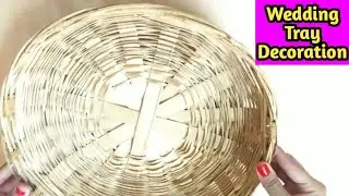 Wedding Tray decoration | decorative tray making | chhab decoration for marriage #Shorts