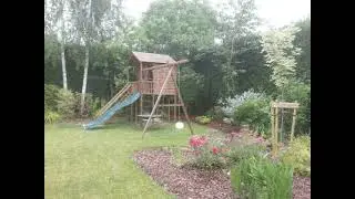 Am&eacute;nagement d'un jardin &agrave; Spy par les Ets Oostland