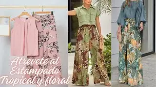 Atrevete al Estampado Pantalones Tropicales y Flores🏝Dare to Print Tropical and Floral Pants🌞