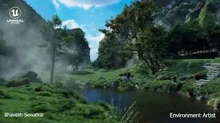 Serenity Valley &ndash; A Realistic 3D Game Environment #unrealengine5 #gameenvironment