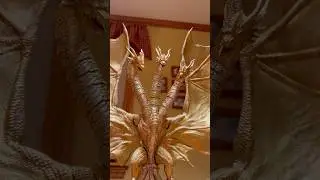 Monsterarts King Ghidorah #foryou #godzilla #fyp #bandai #godzillavskong #hiyatoys #neca #collection