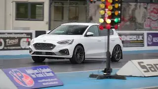 Ford Focus ST MK4 (Stage 2+) 1/4 mile @ 12.8s (DRAG RACE)