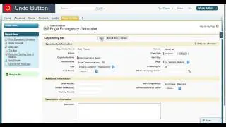Undo Button for AppExchange