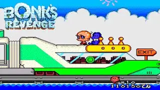 BONK&acute;S REVENGE - GUILLORIAN Boss Fight - PCEngine