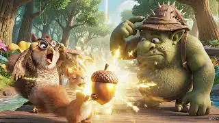 The Squirrel and the Silly Monster