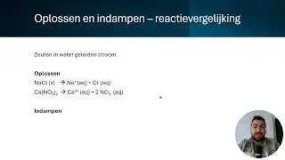 NaSk2 - Scheikunde - Oplossen en indampen van zouten