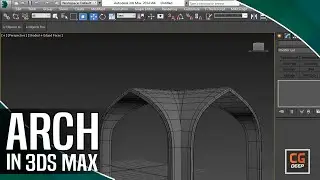 how to make arch in 3ds max with easiest way | CG Deep