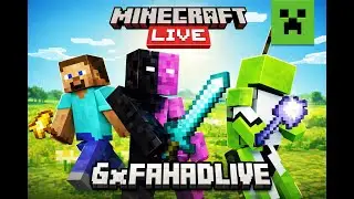 Minecraft LIVE 🔴 | Pakistan Biggest Unofficial Server | Full Masti 😎