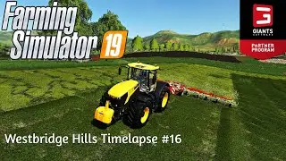 Fertilizing Soybeans, Cutting Grass And Making Hay | Westbridge Hills #16 | FS19 Timelapse