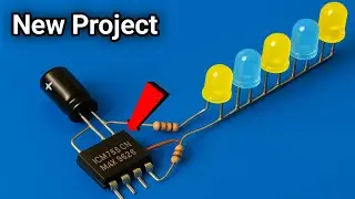 LED Flasher Circuit Using NE555 IC | Simple LED Blinking Project | DIY Electronics Project