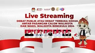 (LIVE) DEBAT PUBLIK/ DEBAT TERBUKA KEDUA ANTAR PASANGAN CALON WALIKOTA & WAKIL WALIKOTA BENGKULU