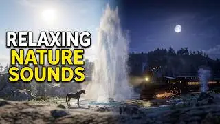Red Dead Redemption 2 Geyser Ambience &ndash; Nature Sounds & Passing Train for Focus & Relaxation