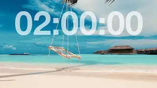 2 HOUR Timer with gentle alarm ⏰  The Ultimate Deep Work Marathon | NO MID-ROLL ADS