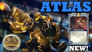 Paladins Pro Atlas Gameplay | NEW CARD WITH BIG SHIELD