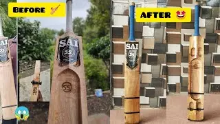 How to repair cricket bat 🏏|| repeyring scoop bat || bat worth 3000 /- 😱😱 || cricket bat repeyring 🏏