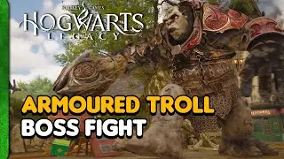 Hogwarts Legacy: Armoured Troll Boss Fight