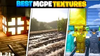 Top 5 BEST & REALISTIC Texture Pack For Minecraft PE 1.21🔥