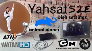 Yahsat 52E KU Dish Setlight Watan HD 2Feet dish Setting _ #dishsetting