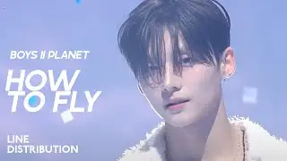 BOYS II PLANET TOP16 &mdash; How To Fly | Line Distribution [Final Debut Battle]