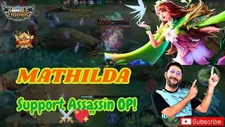 ⛔Mathilda mvp | how to roam with Mathilda | support/assasin Advance tricks for Gameplay 1440p60fps