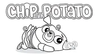 Chip and Potato Drawing, Painting and Coloring for Kids | Chip and Potato Drawing for Kids, 2