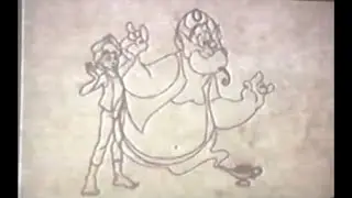 Disney Aladdin Genie Test Animation (Early 90s)