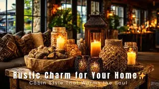 Rustic Cabin Style Home Decor | Nature-Inspired Interior Design Tips