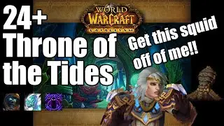 24+ Throne of the Tides | WoW Mythic + | 10.2 Discipline Priest Gameplay | Pug adventures