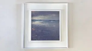 BUY St Ives from Gwithian, Last Light by Andrew Barrowman Original oil painting of the Cornish Coast