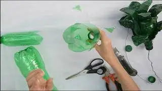 🎄ARMADO DE HOJAS CON BOTELLAS PLÁSTICAS REUTILIZADAS//🅳🅴🅲🅾🆁🅰🅲🅸🅾🅽 🅽🅰🆅🅸🅳🅴🅽Ñ🅰
