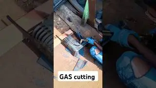 Gas cutting Process  #youtubeshorts #manufacturing #viralvideo #viralshorts #song #cuttingskills