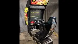 Lot 66: Crazy Taxi Sit-Down Arcade Video Game