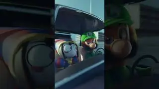 pomni and luigi in miami daily traffic [ animation ] #miamidailytraffic #animationmeme #pomni #luigi